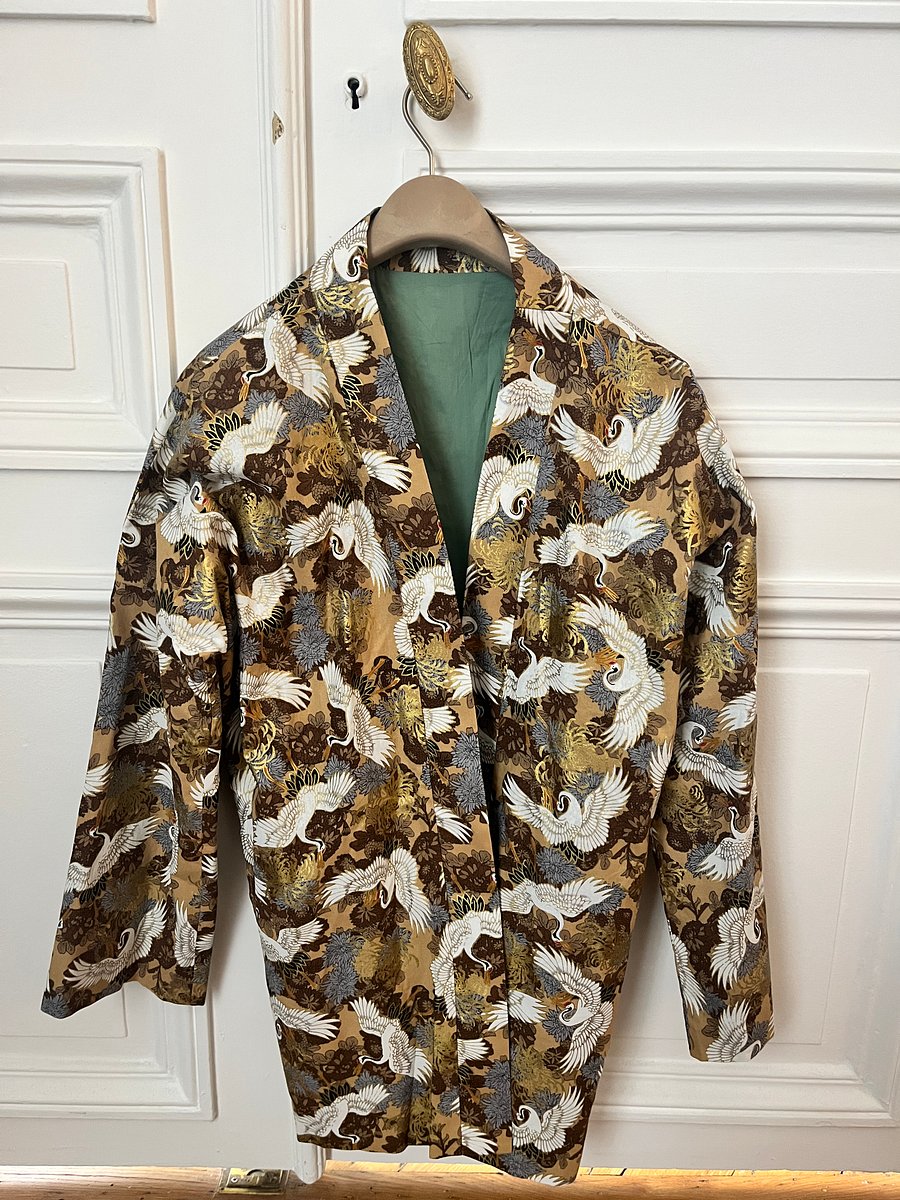 Crane Elegance Kimono Jacket product image (3)