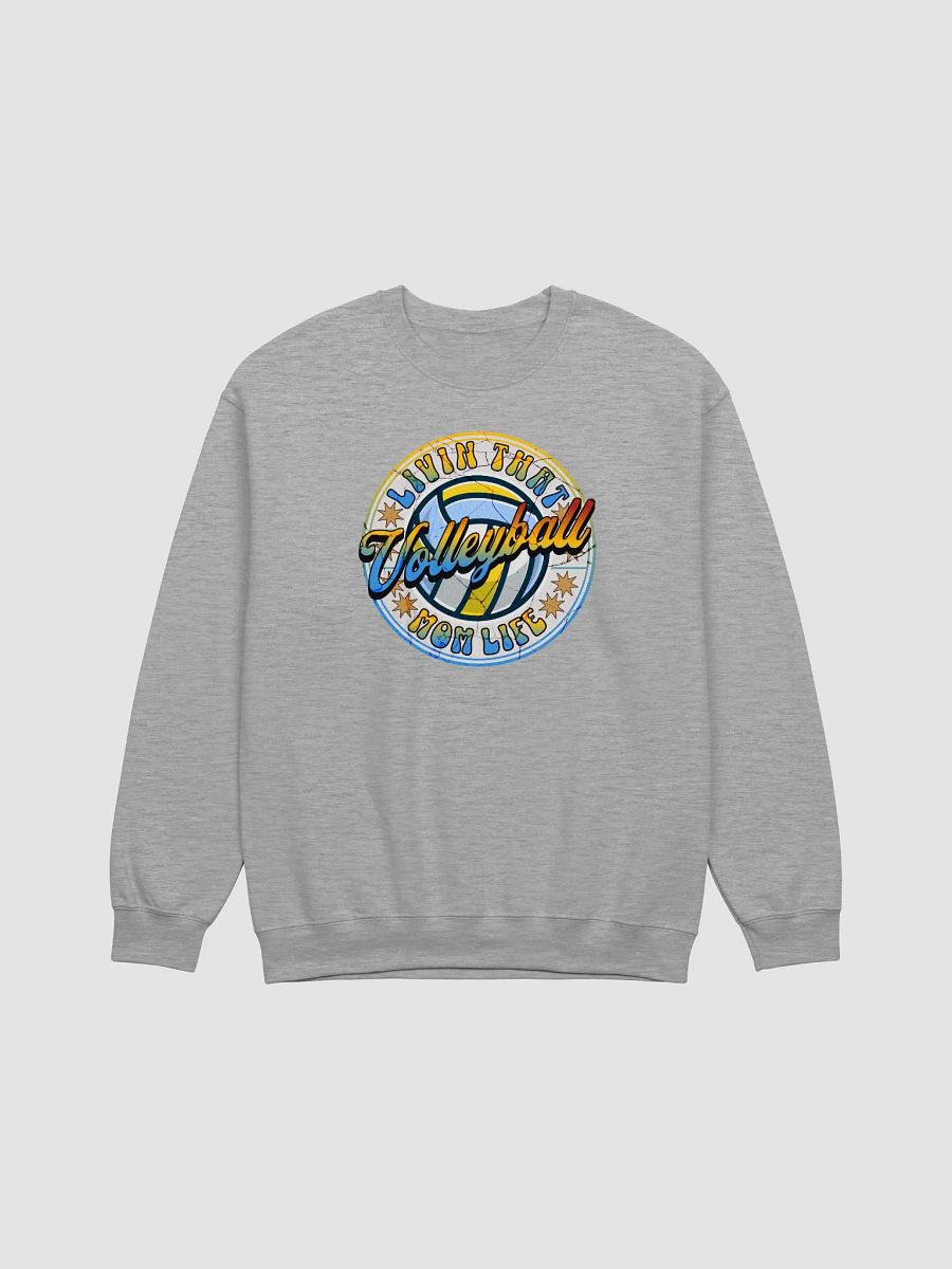 Livin That Mom Life Volleyball Crisp Comfort Classic Sweatshirt product image (21)