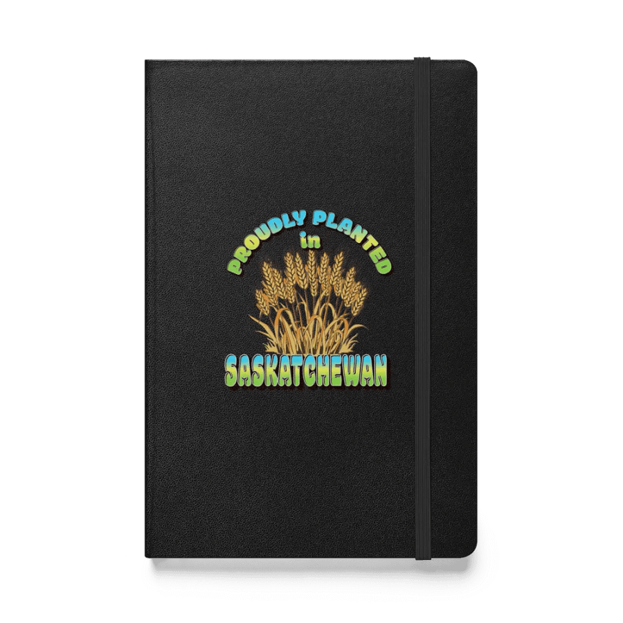 Proudly Planted In Saskatchewan Wheat Hardcover Journal product image (1)
