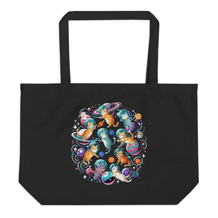 Cats In Space Cosmic Eco Tote product image (1)