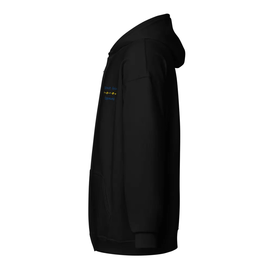 Tipperary/Tiobraid Árann Scholastic style Ogham embroidered Zip Hoodie product image (3)