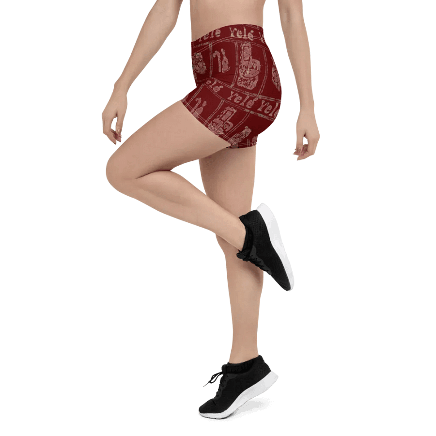 Red and White Royalty Print Shorts product image (12)