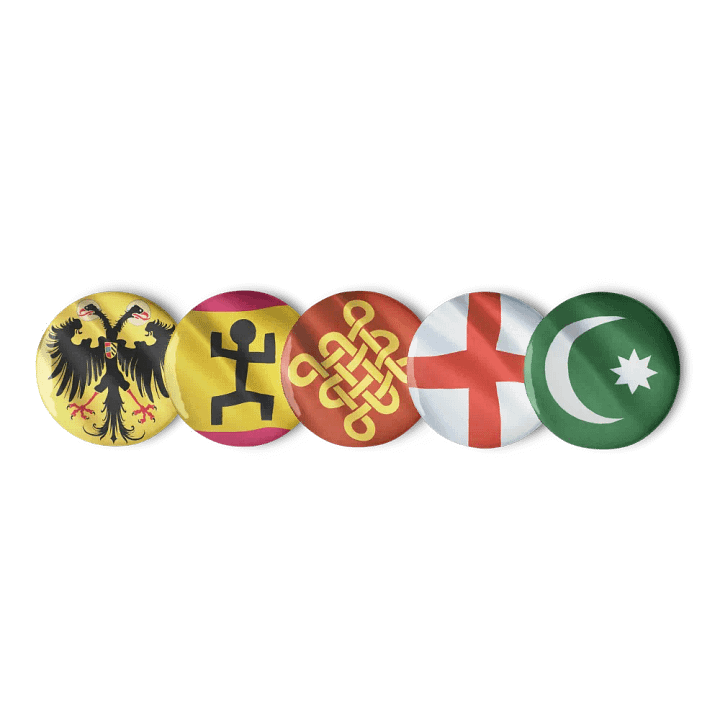 Civ Flags Button Pins product image (1)