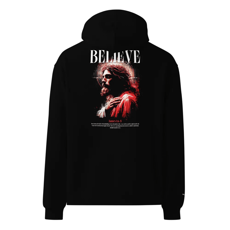 Believe Jesus Embroidered Hoodie product image (1)