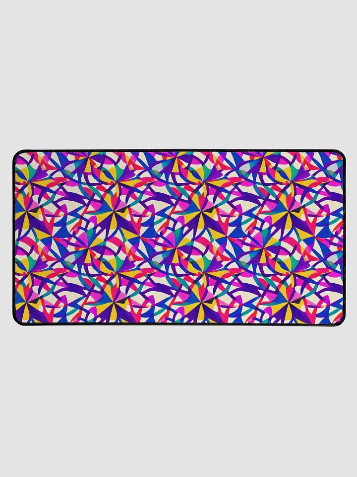 Rainbow Shapes Desk Mat product image (1)