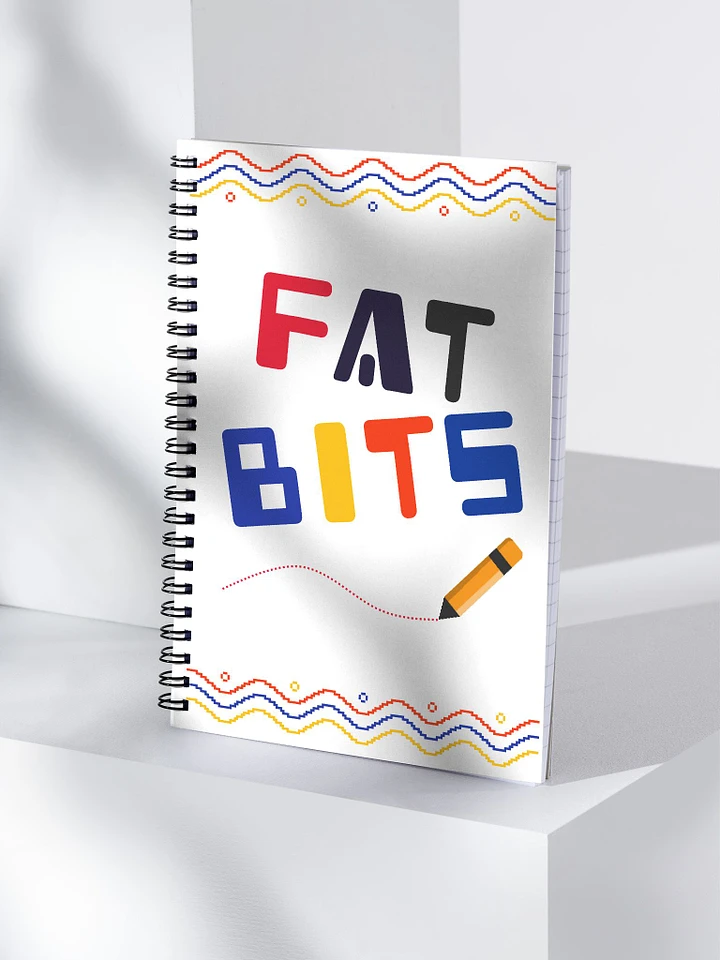 Fat Bits spiral notebook product image (1)