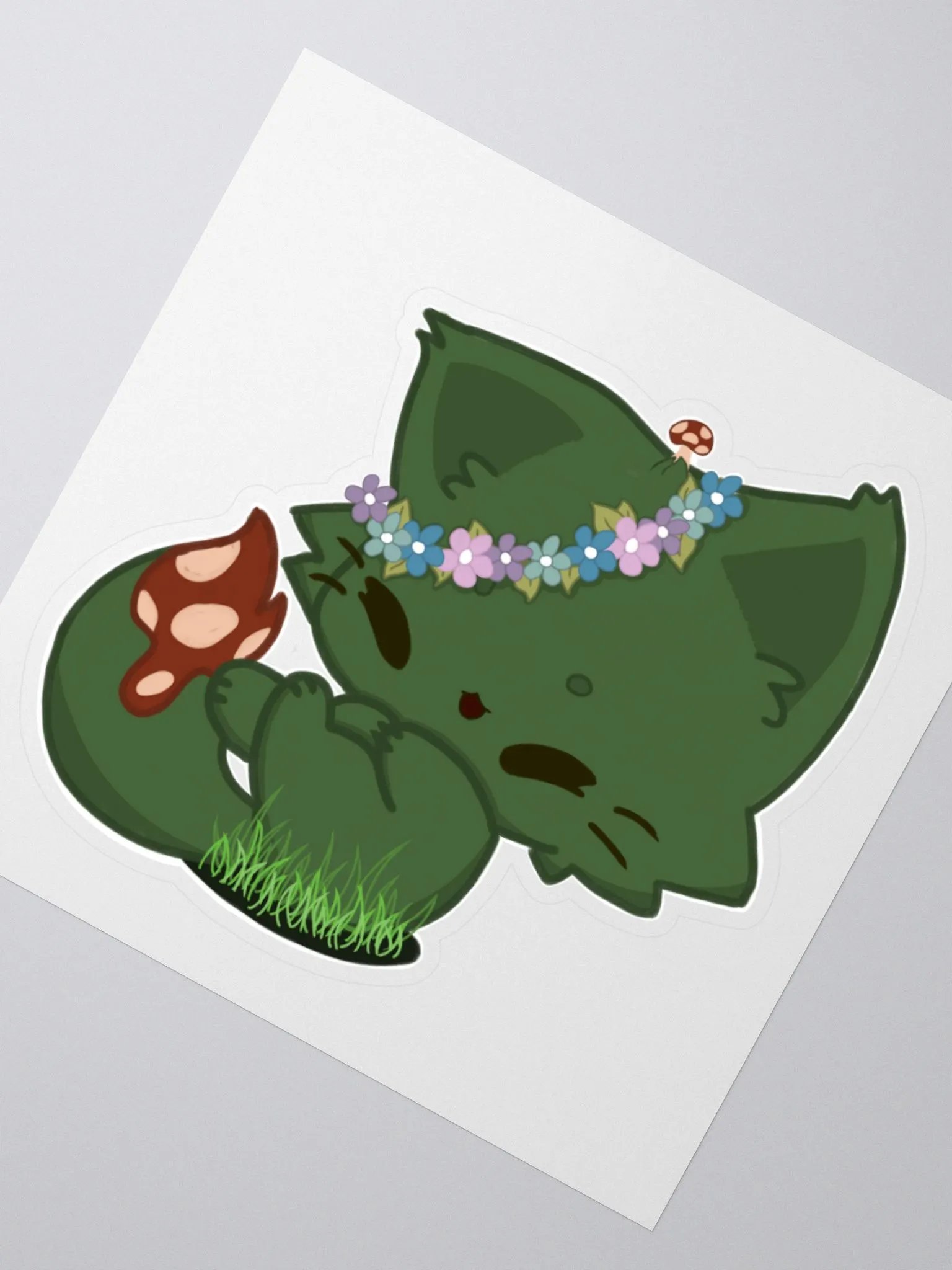 Cottage kitty sticker product image (6)