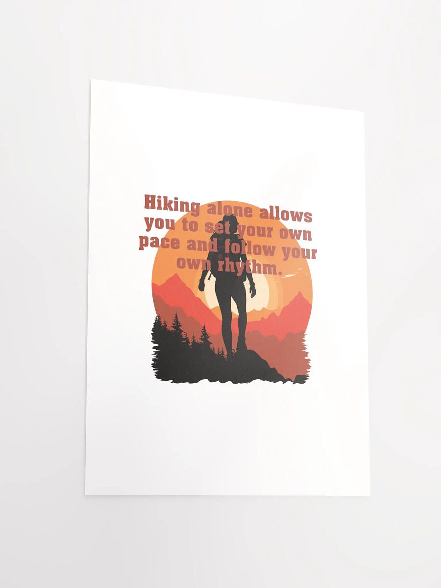 Hiking alone allows you to set your own pace and follow your own rhythm. product image (17)