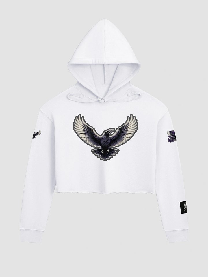 Lady's Fierce Ravens Fleece Crop Hoodie | Baltimore | Football | Home Locker product image (2)