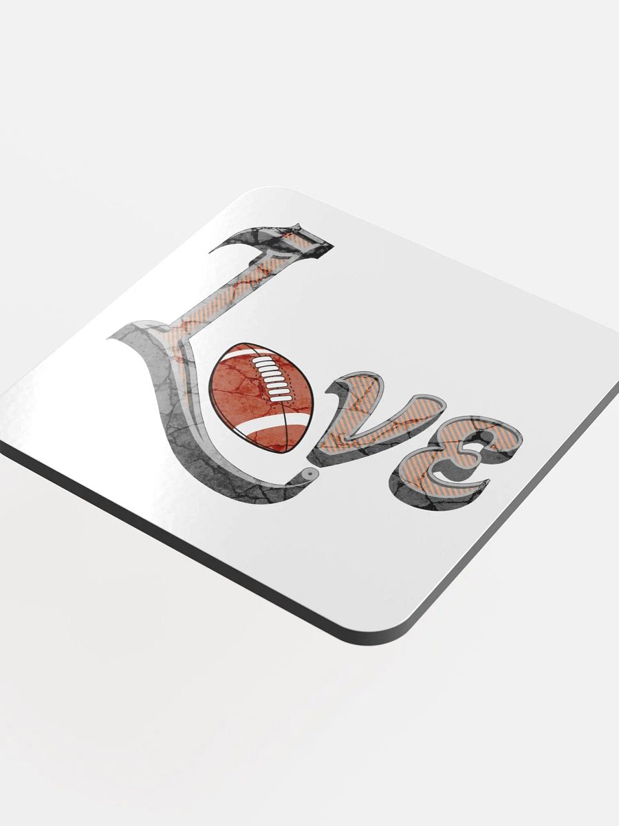 Love Football of the Game Cork Coaster product image (4)