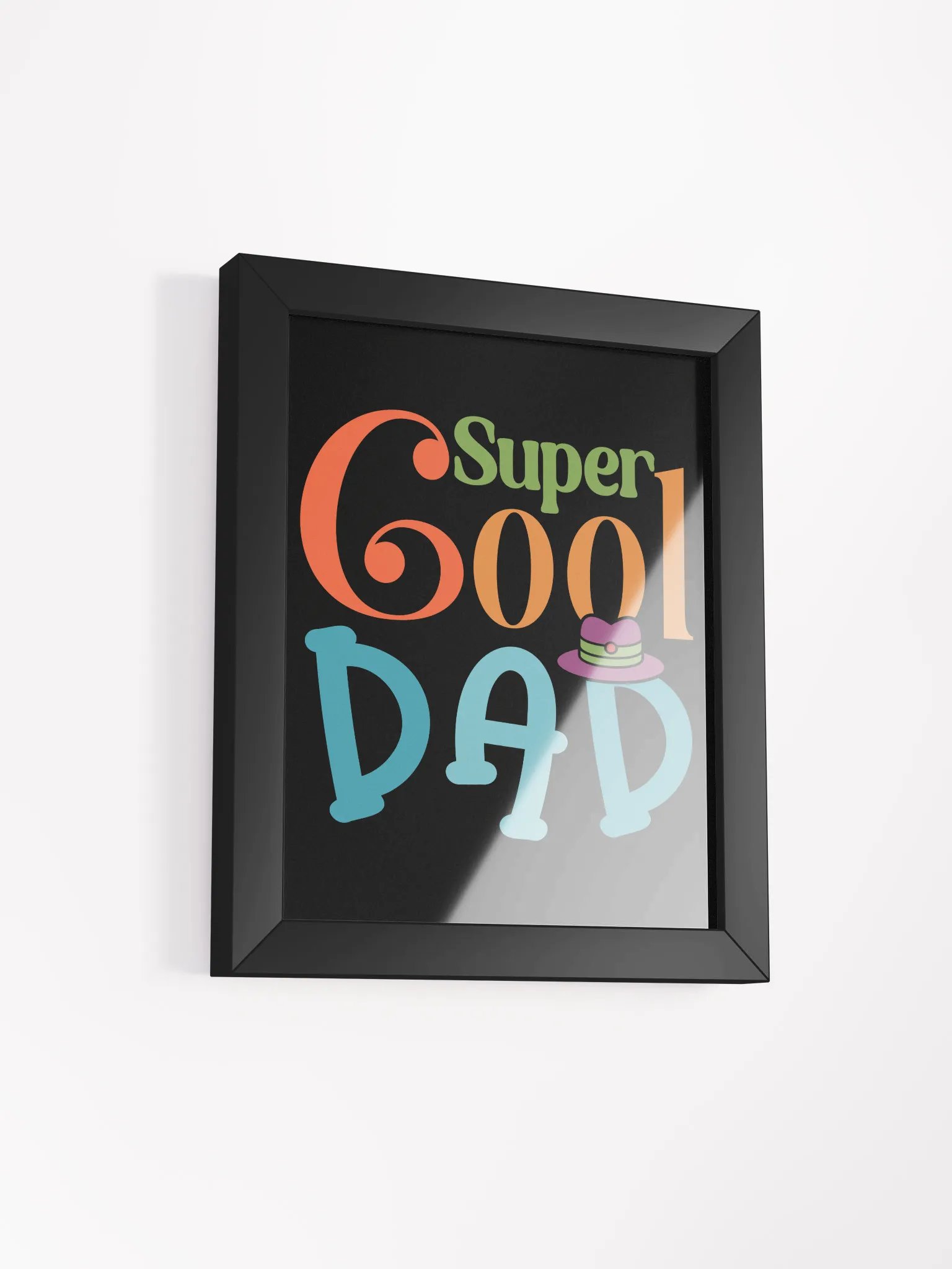 Super Cool Dad - Framed Matte Poster product image (25)