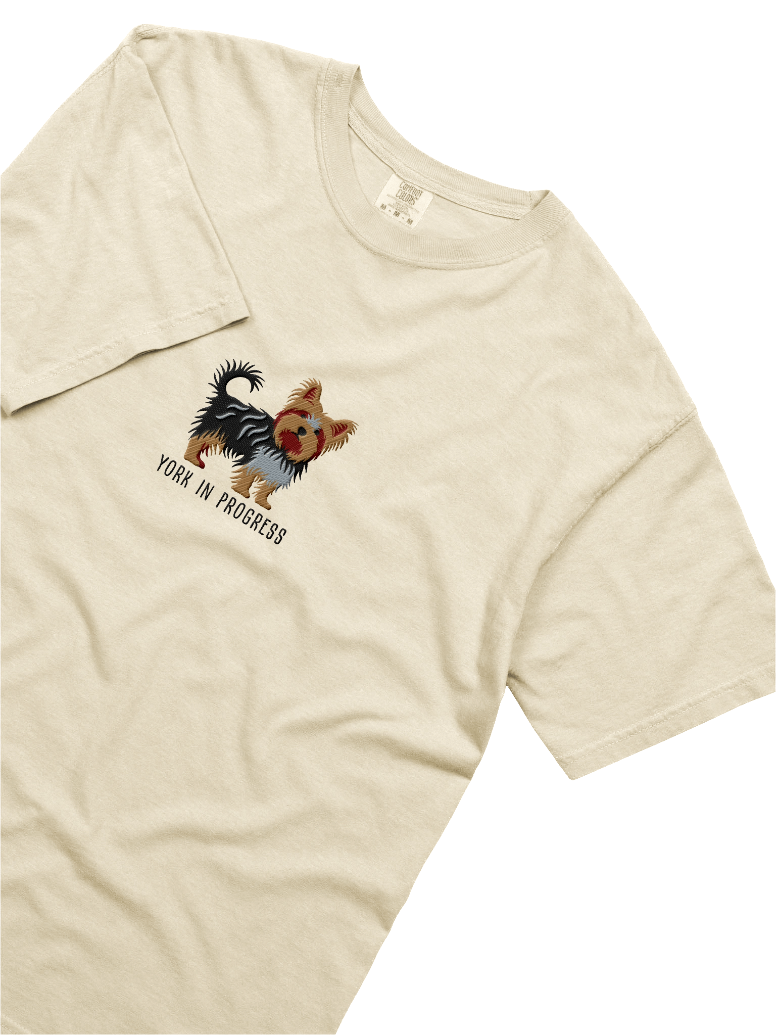 York in Progress T-Shirt(Embroidered) of a Yorkshire Terrier(2) product image (45)