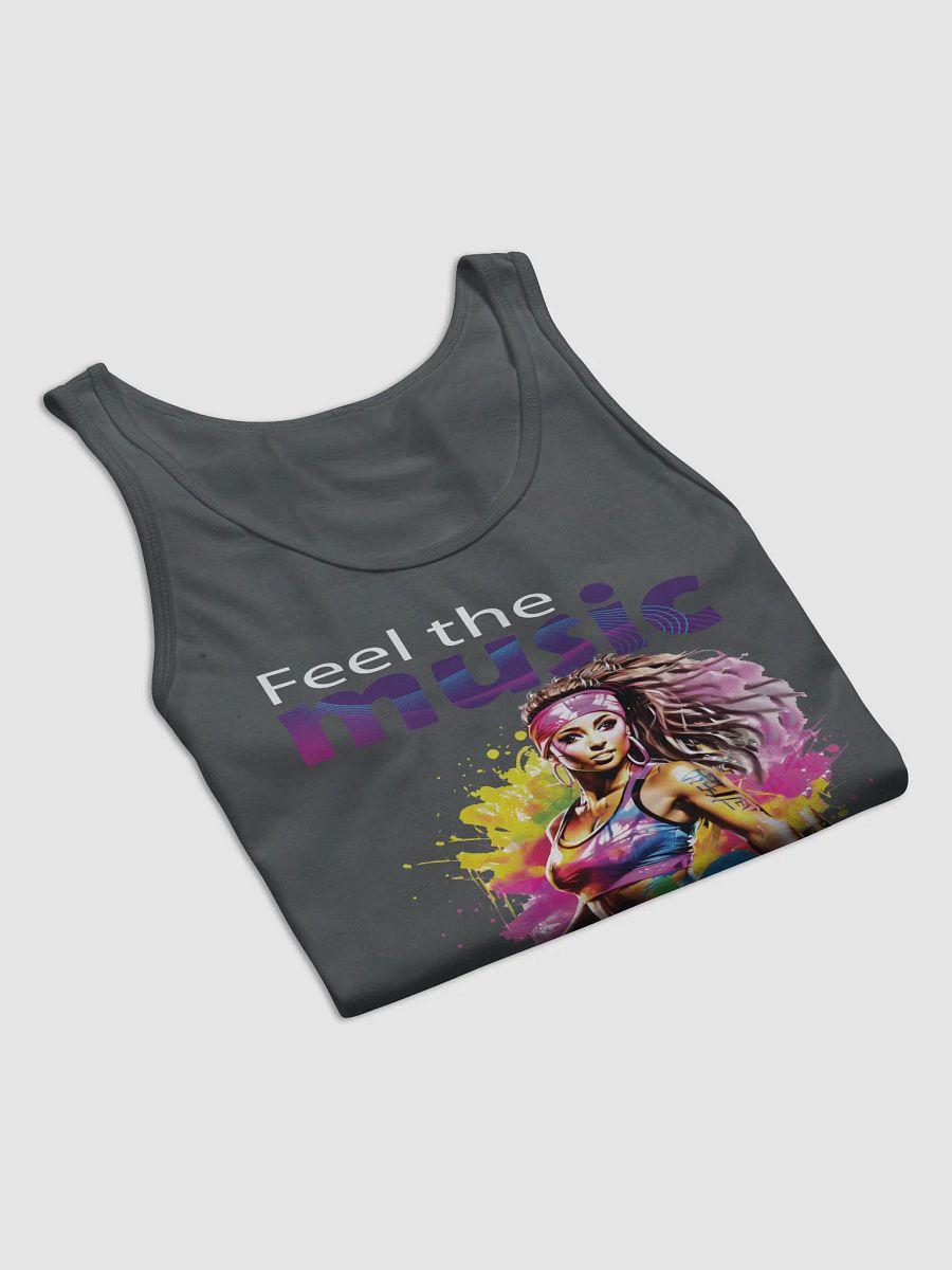Feel The Music Lets Zumba Fitness Dance Class Instructor Tanktop product image (10)