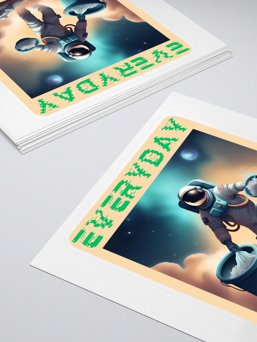 Everyday Astronaut Putting out the Trash Sticker product image (12)