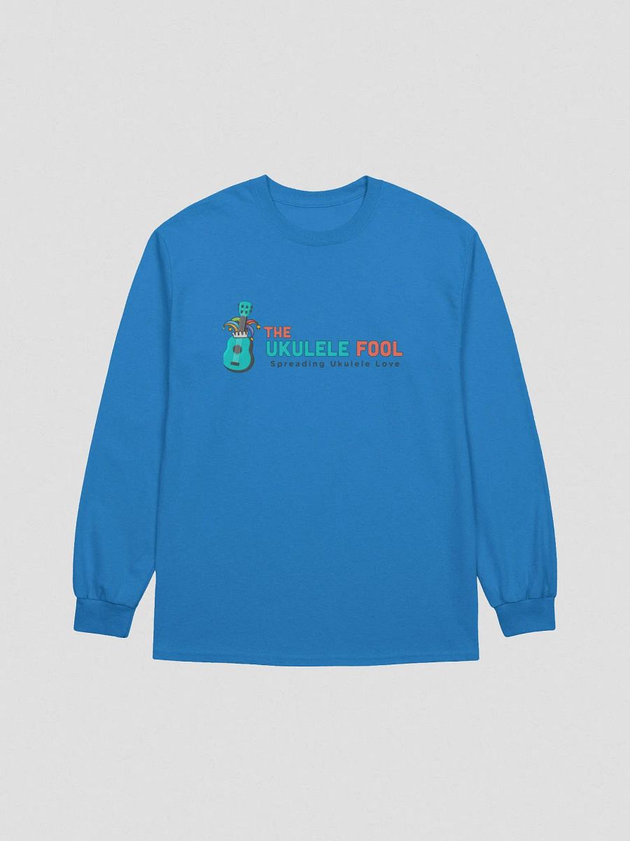 Long sleeve Ukulele Fool T-shirt - Blue product image (1)