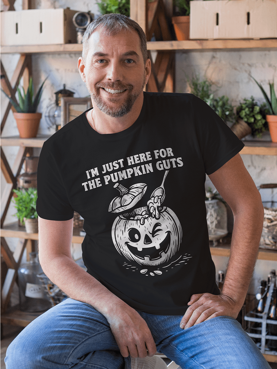 Funny Halloween Pumpkin Guts Dad Joke T-Shirt product image (2)