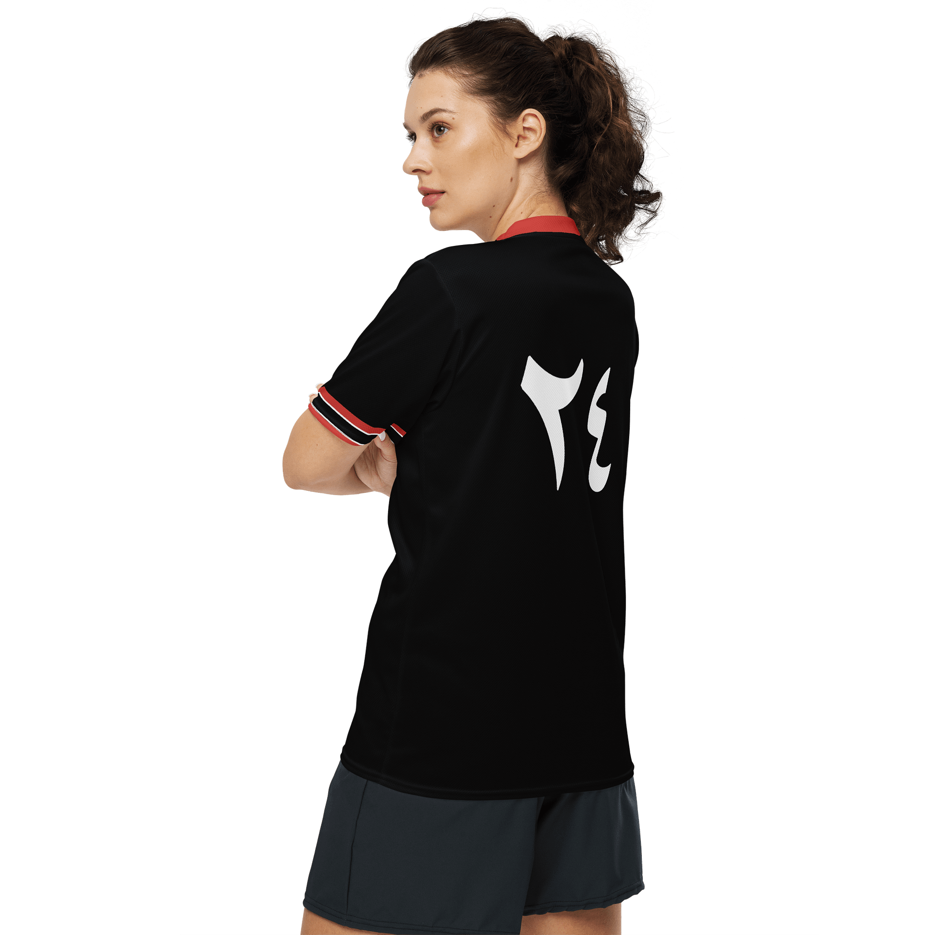 Palestine Arabic Unisex FC Football Black Soccer Jersey product image (7)