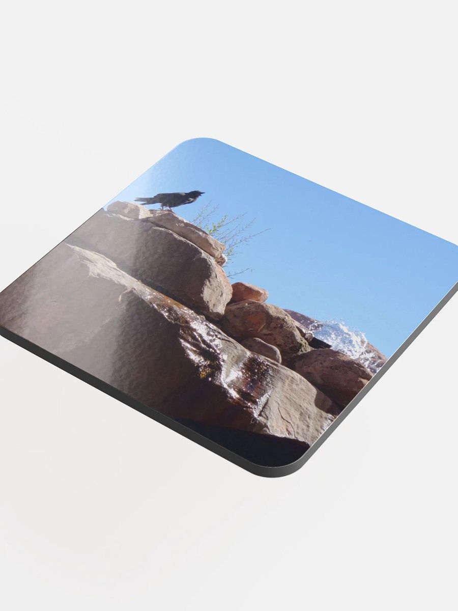 "Fortitude" Glossed Cork Coaster product image (4)