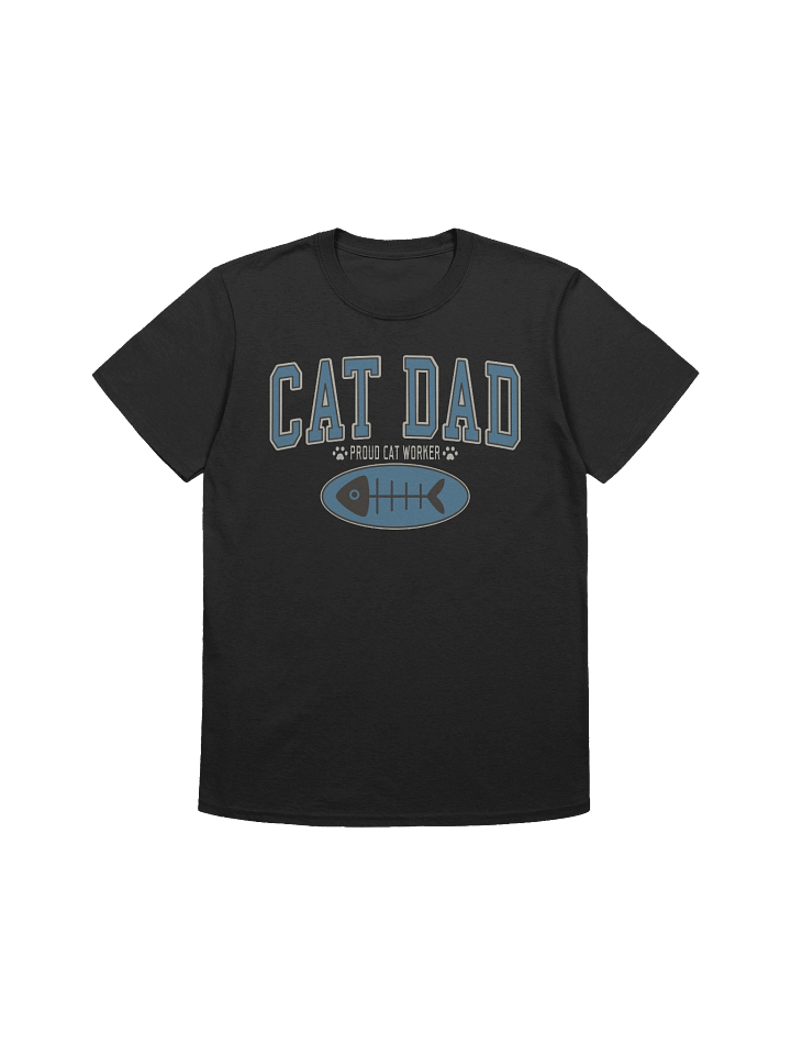 Cat Dad (Proud Cat Worker) 2 - Unisex Adult Super Soft Lightweight T-shirt product image (2)