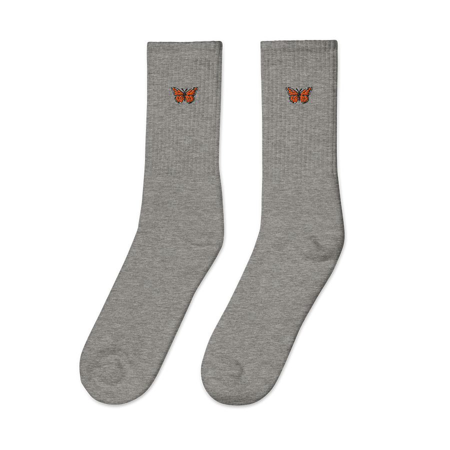 Monarch Muse Embroidered Socks product image (6)