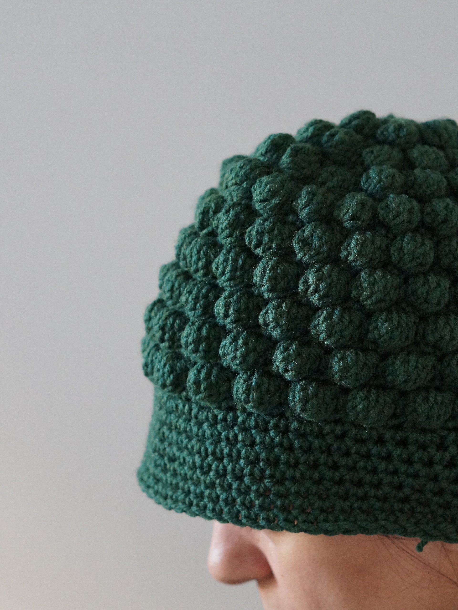 Pattern bundle: 4 patterns for different bobble stitch hats product image (4)