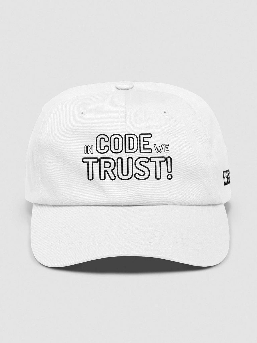 In code we trust ATM hat Black product image (2)