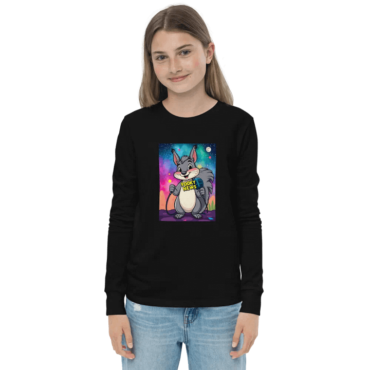Pooky's Cosmic News Adventure Youth T-Shirt product image (1)