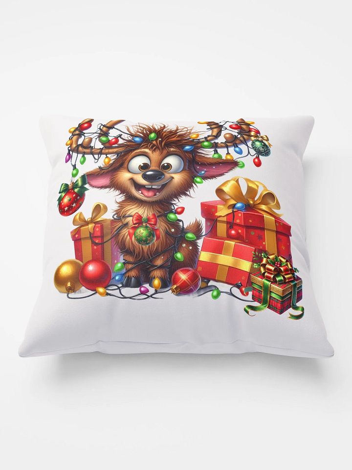 Christmas Pillow - Festive Baby Reindeer product image (1)