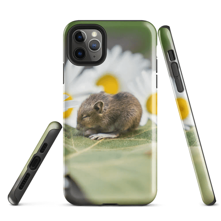 Mouse with Flower Phone Case - Perfect for Animal Lovers, Ultimate Phone Protection! product image (3)