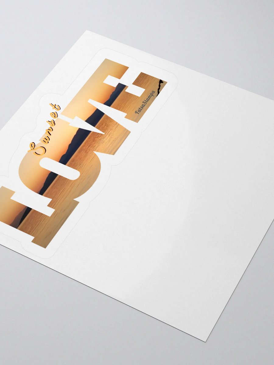 Sunset Serenity Vinyl Stickers product image (9)