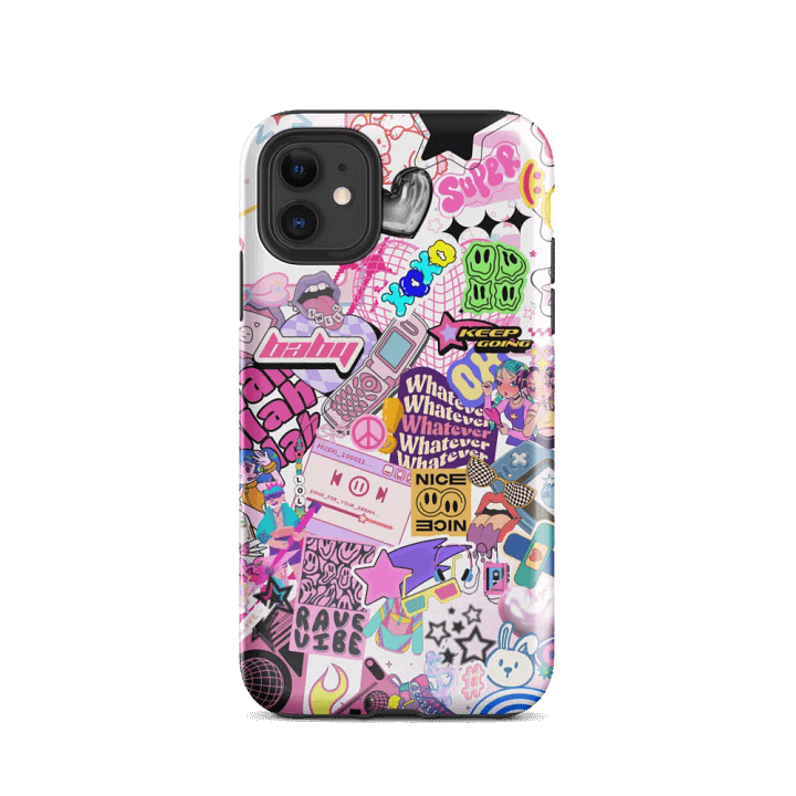 Neon Y2k Dream Collage iPhone® Tough Case product image (24)
