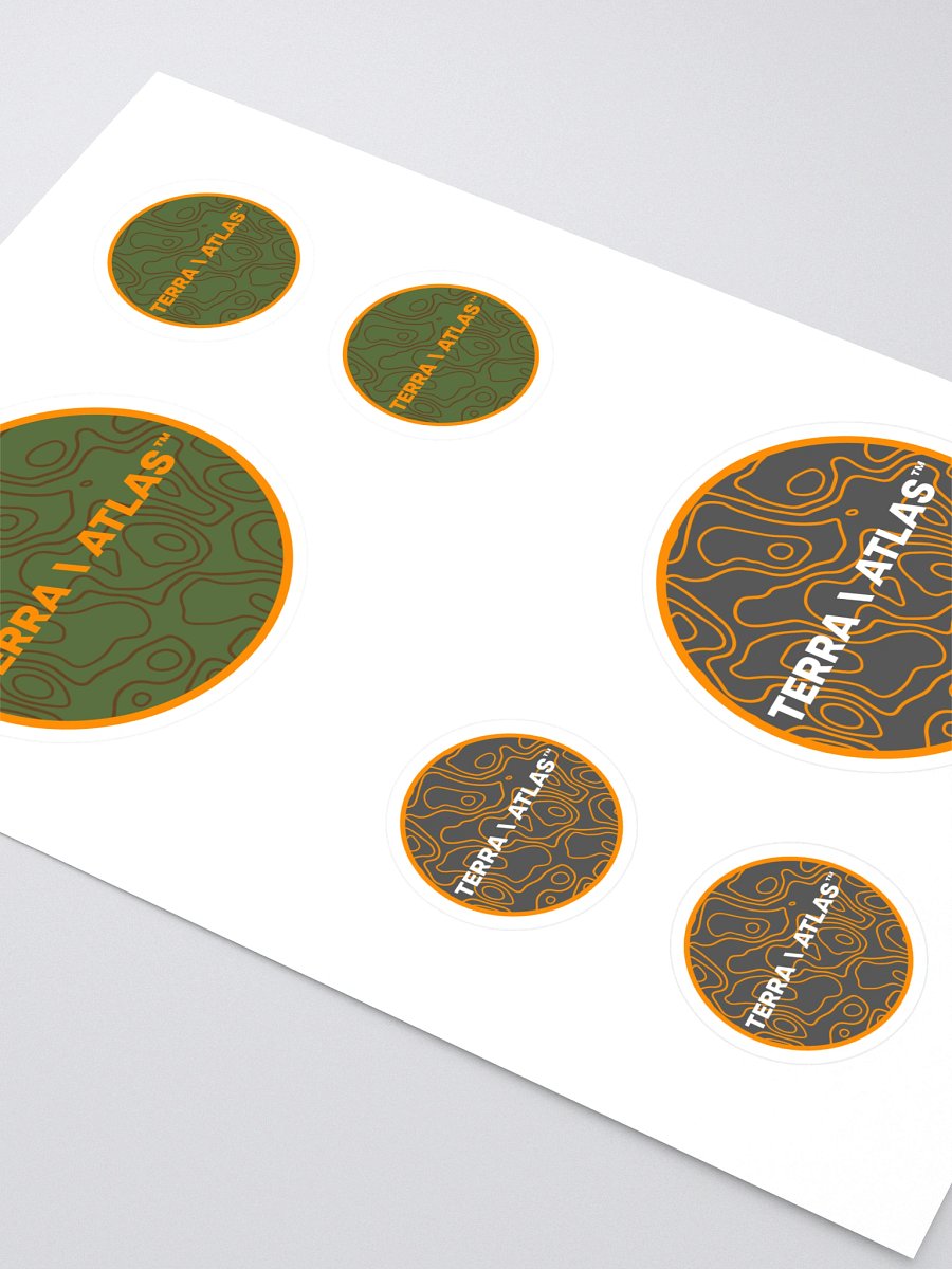 Terra \ Atlas Topography Sticker Sheet product image (2)