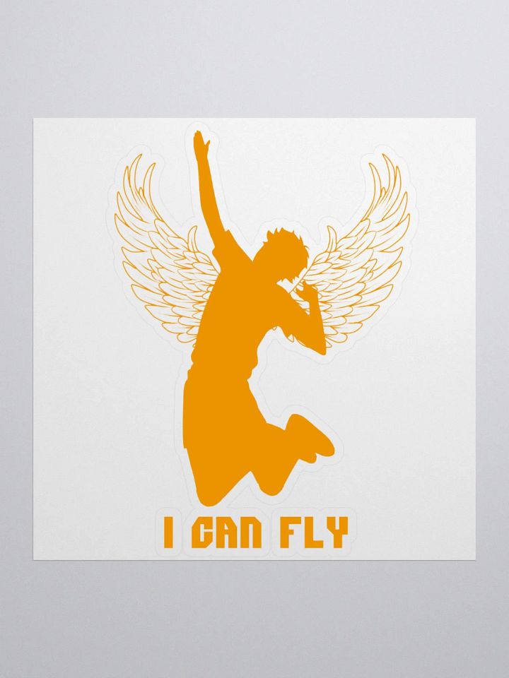 Hinata 'I Can Fly' Orange Sticker product image (3)