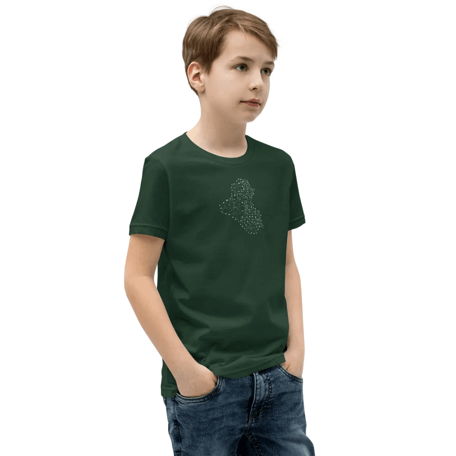 Iraq Map Youth T-Shirt product image (4)