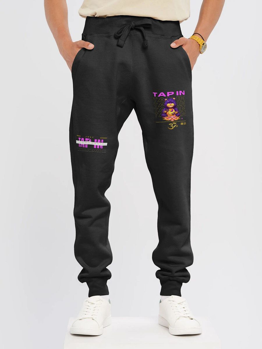 Zen Bear Meditation Fleece Joggers product image (13)