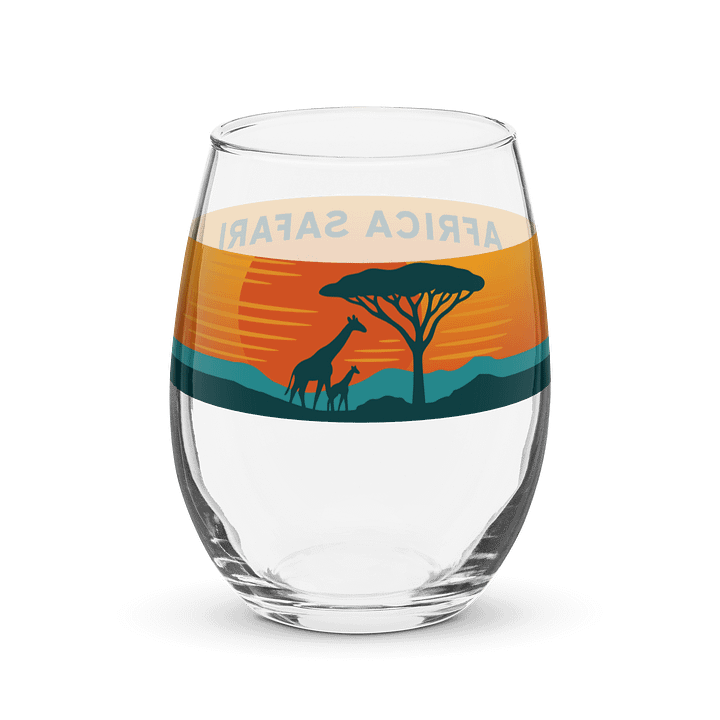 Safari Sunset - Stemless Wine Glass product image (1)