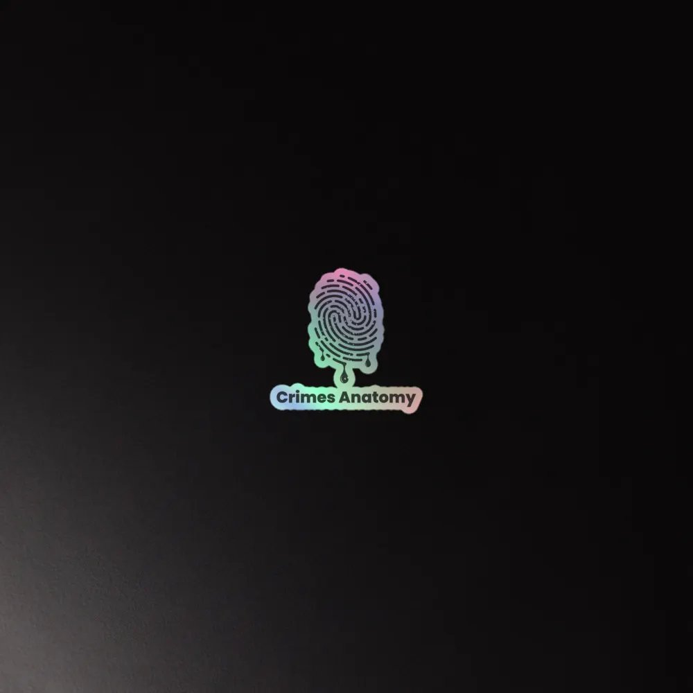 Crimes Anatomy - Holographic Fingerprint Sticker Sheet product image (4)