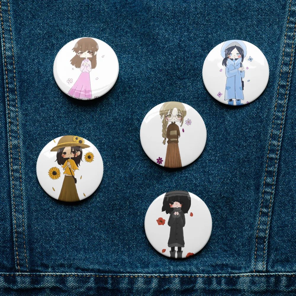 Seasons Badges (Chibi Characters) product image (11)