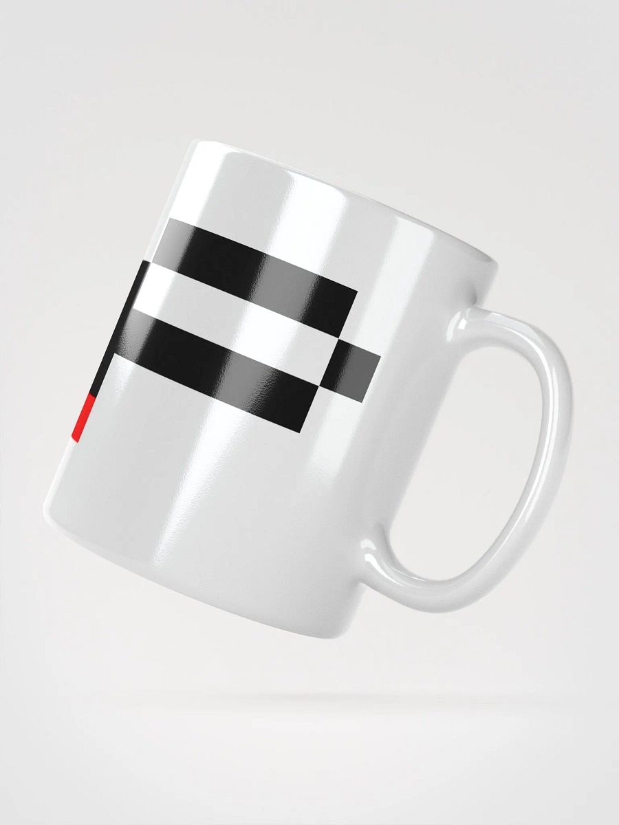 Pix Stitch 'P' White Glossy Mug product image (3)