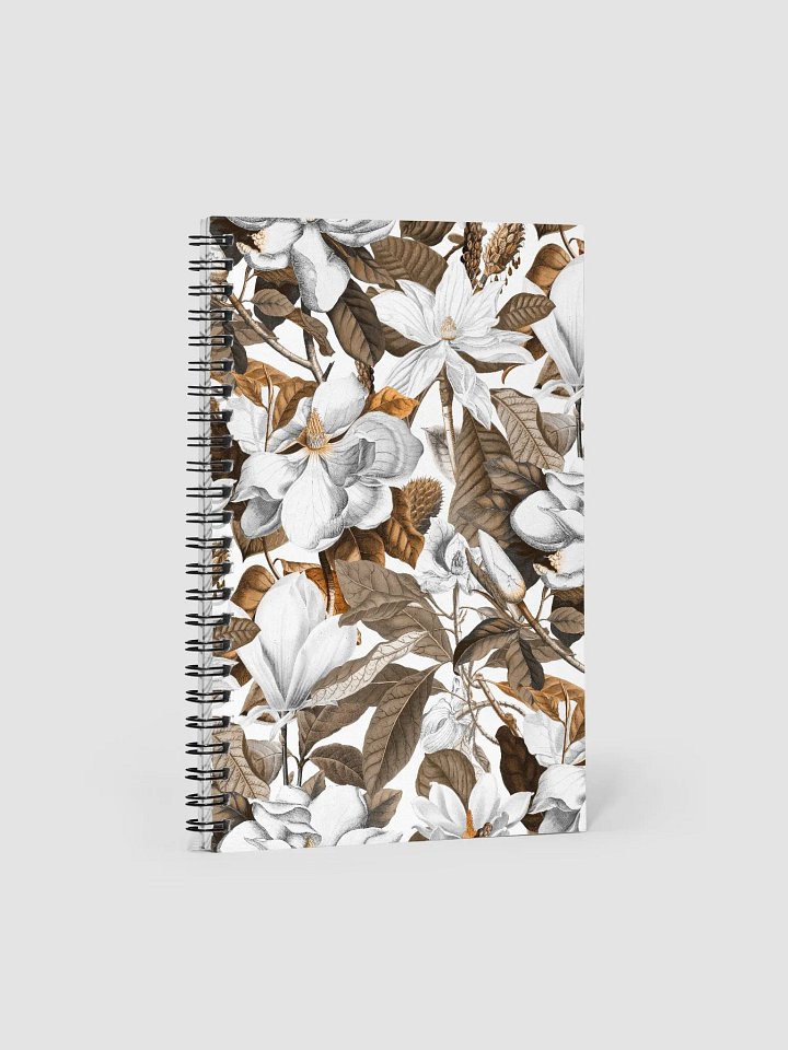 Tan Magnolia Grandiflora Spiral Notebook product image (1)