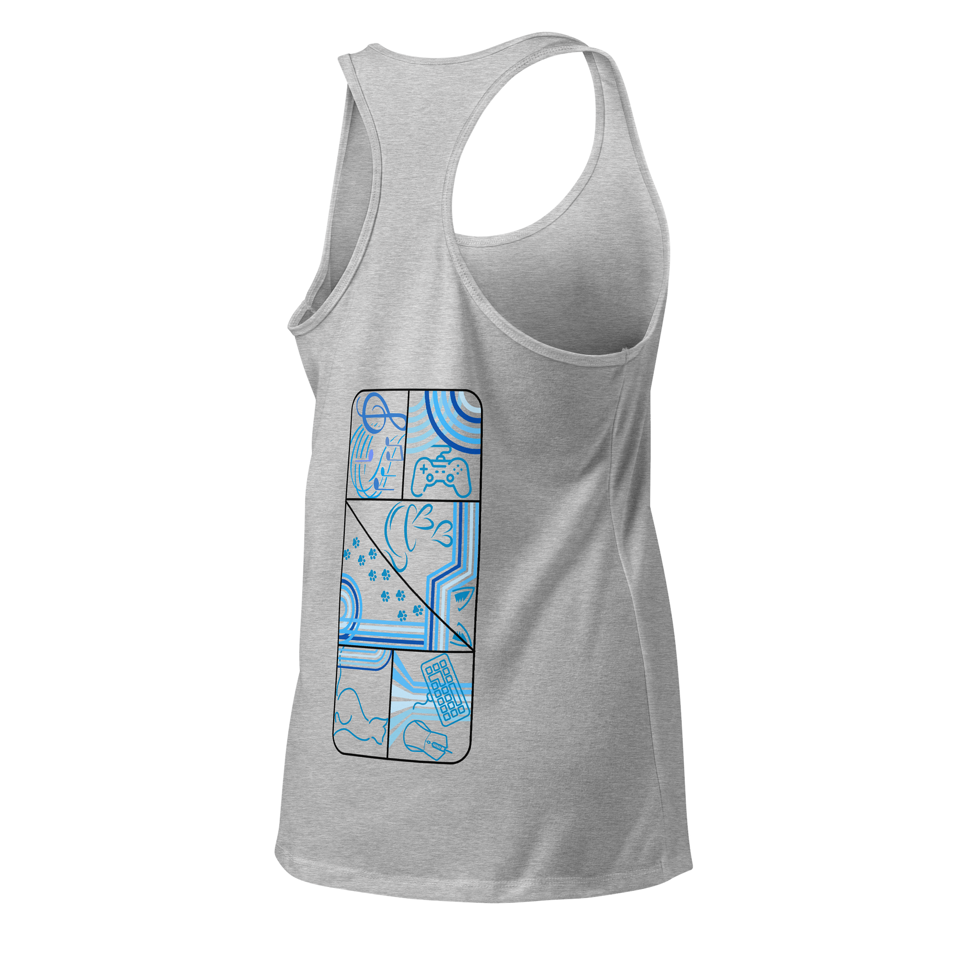 Frenchkittie Artistic Vibes Racerback Tank product image (4)