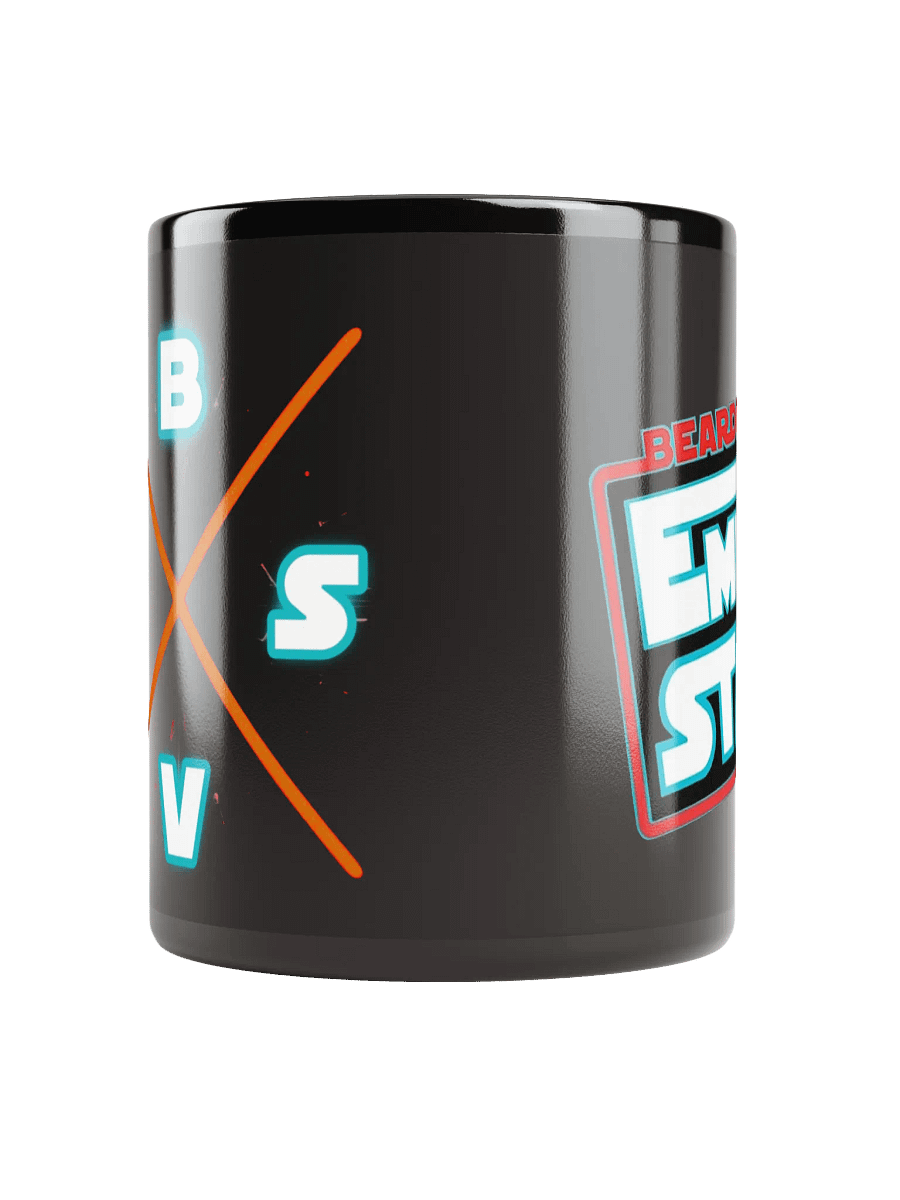 Empire State Bearded Villains Black Glossy Mug product image (9)