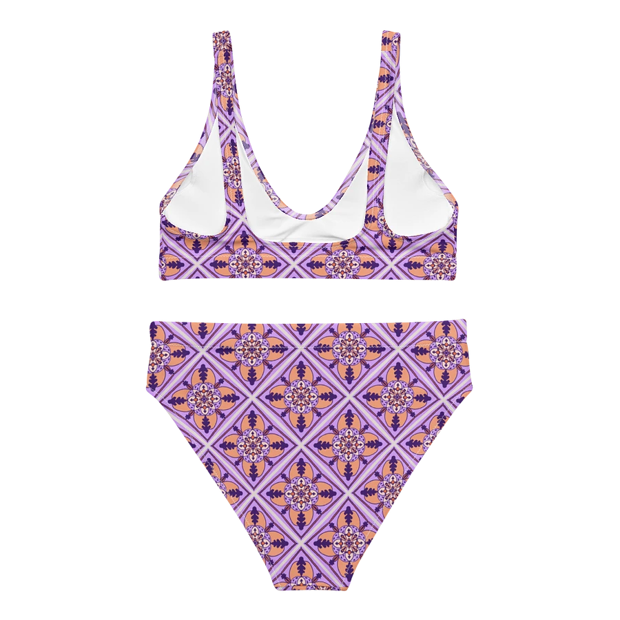 Detailed Symmetrical Pattern High Waisted Bikini product image (2)