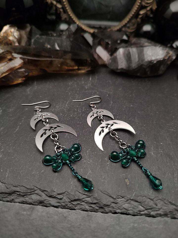 Earrings Familiars - TeaLuna Dragonflies product image (2)