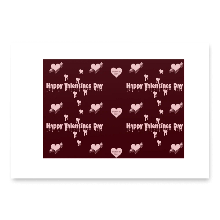 Heartfelt Valentine's Wrapping Paper Set product image (1)