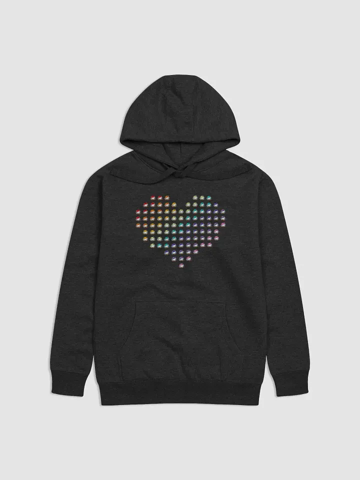 Rip the Frog Pride Heart Premium Hoodie product image (1)