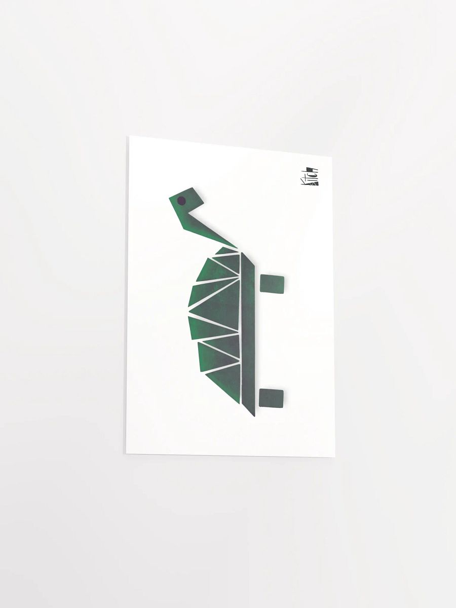 Geometric Tortoise Art Print product image (3)