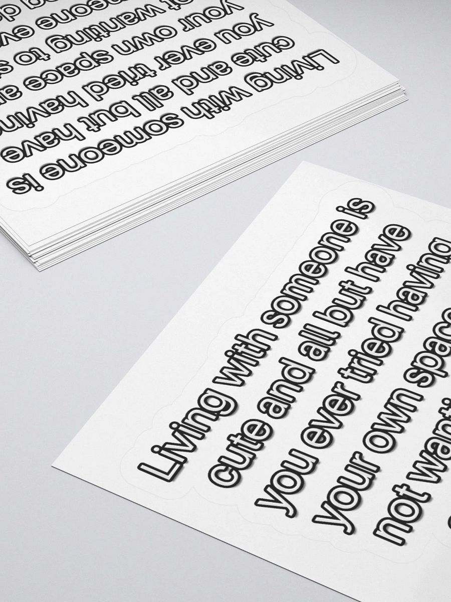 Living With Someone Sticker product image (12)