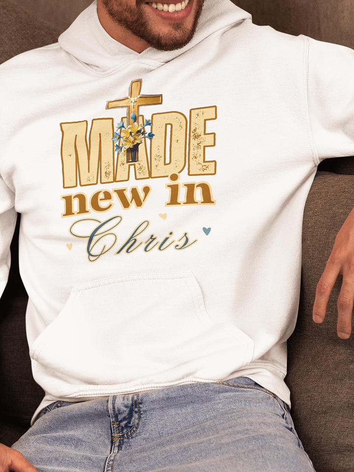 Made New In Christ Christian Faith Gildan Hoodie product image (22)