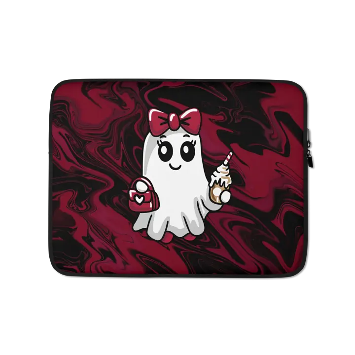 Stylish Ghost Laptop Sleeve product image (1)